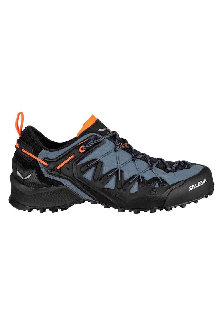 Salewa Pantofi sport barbati Wildfire Edge - Piele intoarsa/Sintetic - Albastru