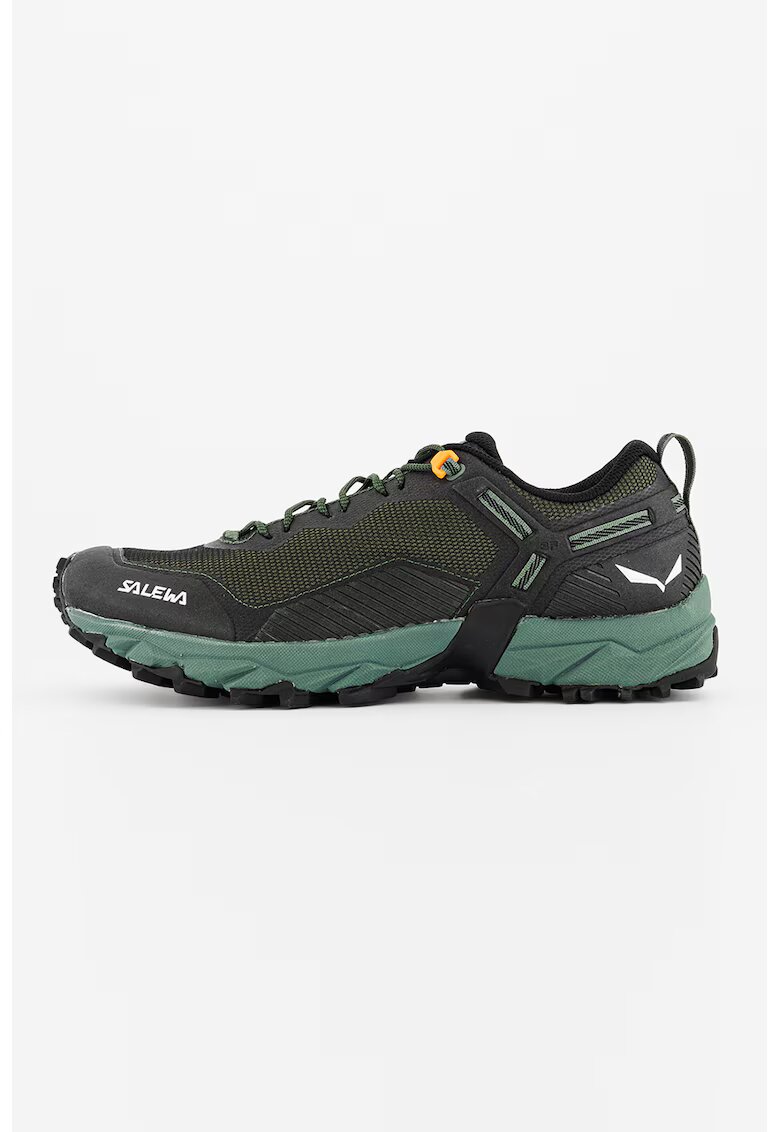 Salewa Pantofi usori pentru drumetii si trekking Ultra Train 3 - Negru/Verde padure