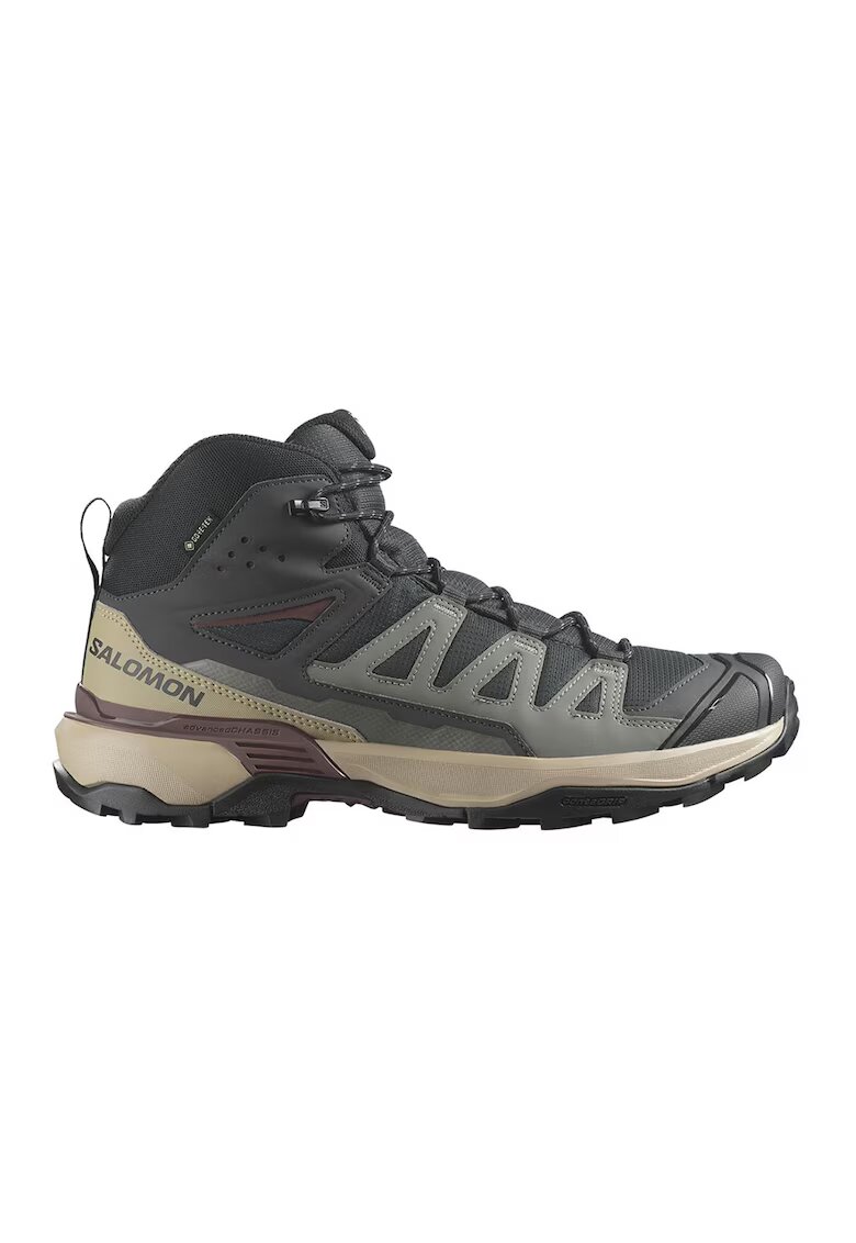 Salomon Ghete pentru drumetii Ultra 360 GTX - Negru/Gri/Maro taupe deschis