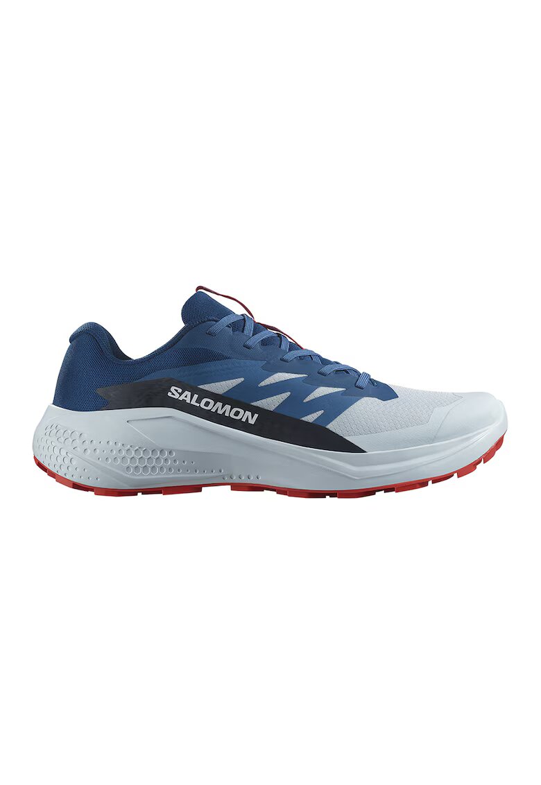Salomon Pantofi din material textil cu garnituri din material sintetic - pentru alergare pe teren accidentat - Portocaliu/Albastru royal/Alb murdar