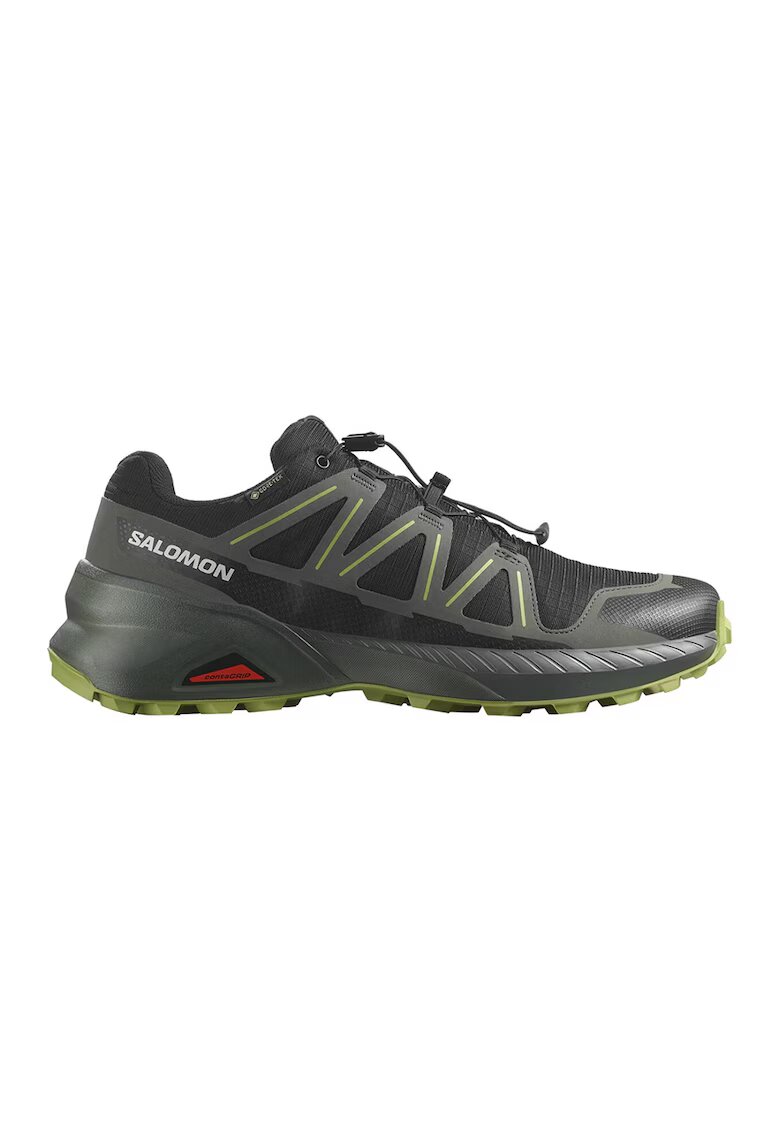 Salomon Pantofi pentru alergare pe teren accidentat Speedcross Peak - Negru/Gri/Galben pai