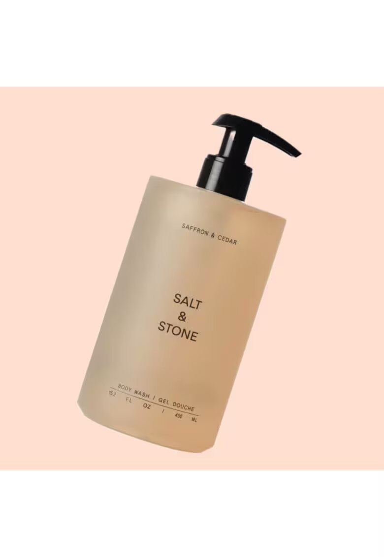 SALT  STONE Gel de dus cu Saffron & Cedar - 450ml