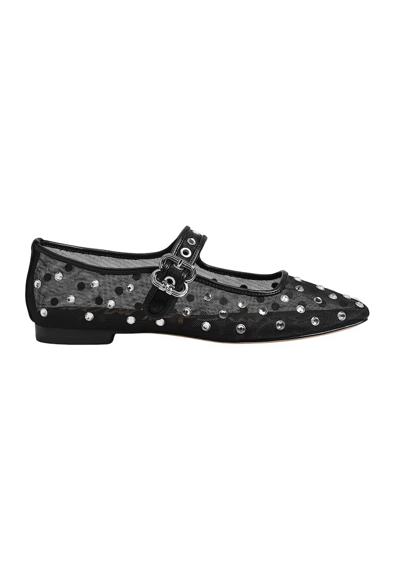 Sam Edelman Balerini Mary-Jane Michael - Negru/Argintiu inchis