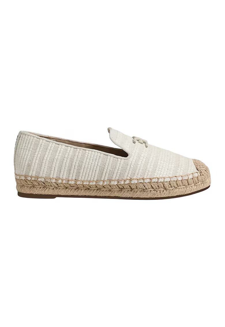 Sam Edelman Espadrile din panza cu model in dungi Kathleen - Alb/Gri deschis
