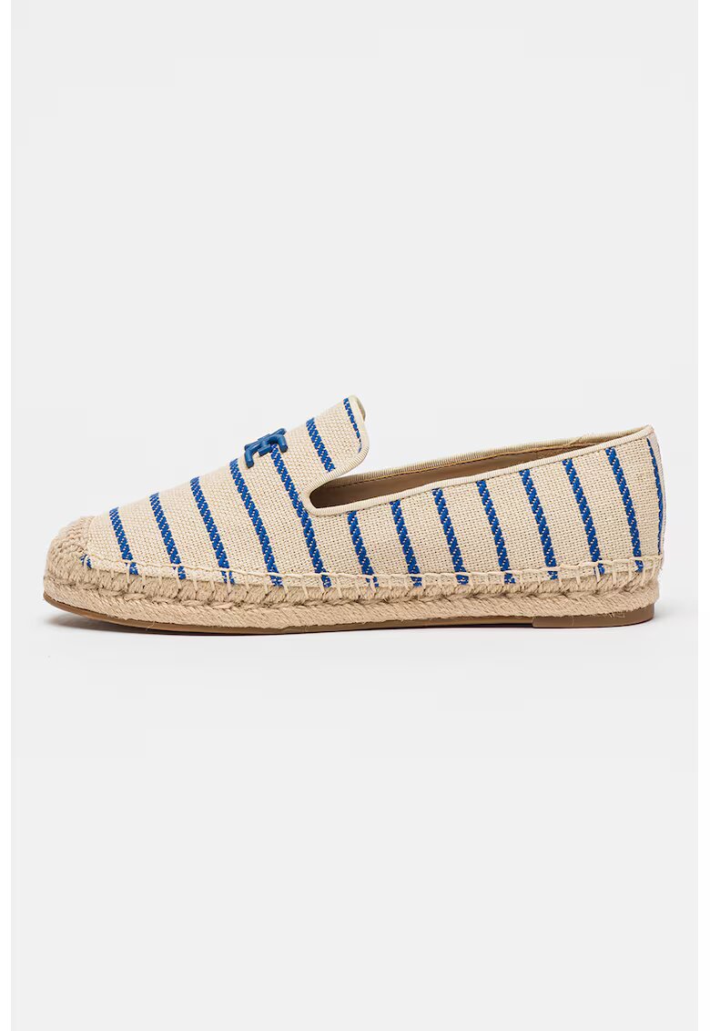 Sam Edelman Espadrile din panza cu model in dungi Kathleen - Albastru royal/Bej deschis
