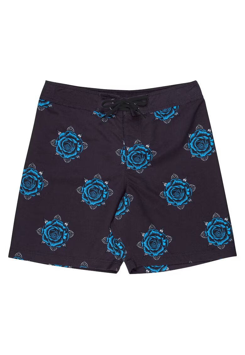 Santa Cruz Pantaloni scurti inot barbati - poliester - negru/albastru -