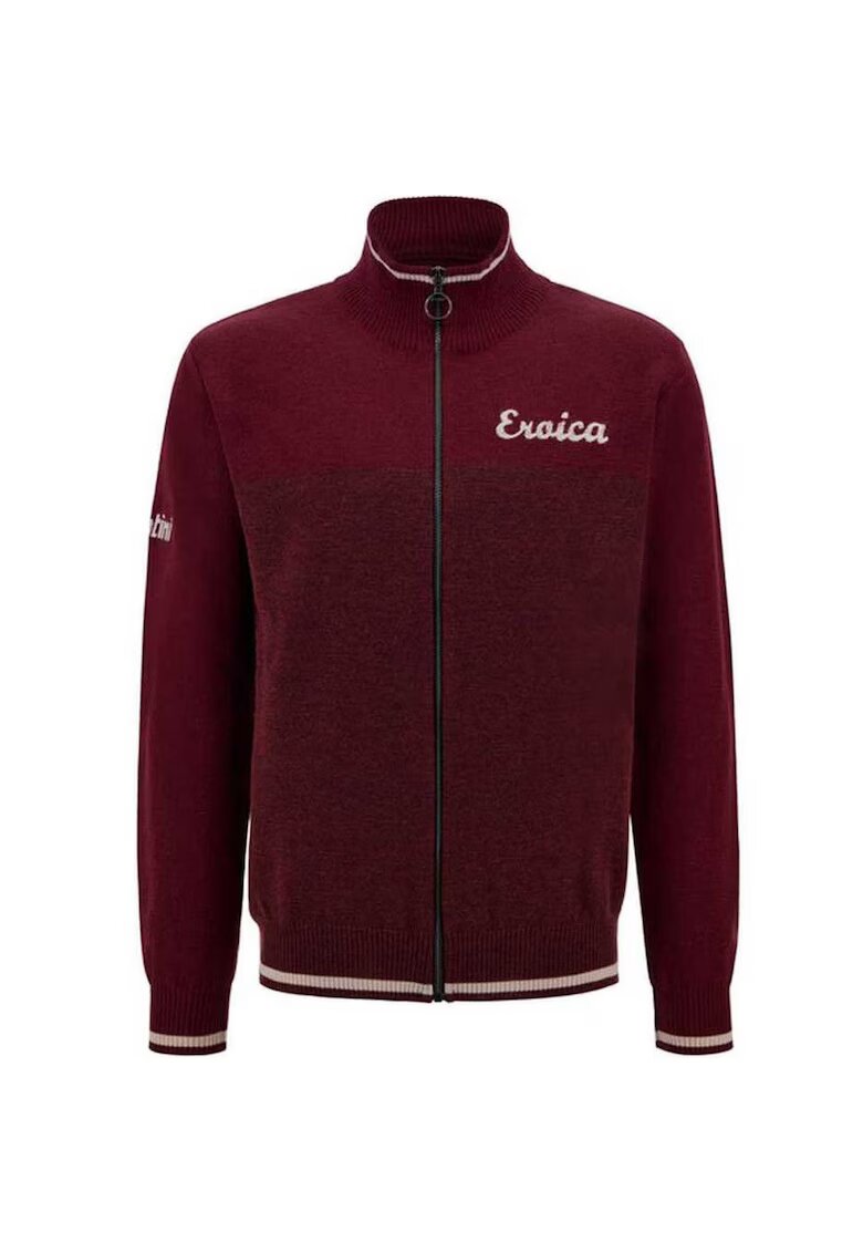 Santini Bluza ciclism barbati Eroica Vita Wool Visiniu - Visiniu