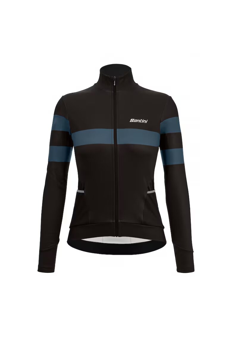Santini Jacheta termica ciclism dama Coral Bengal FW 2022 - Negru