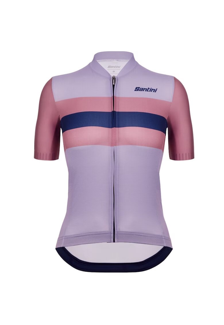 Santini Tricou ciclism dama Eco Sleek Bengal SS 2024 Lila - Lila