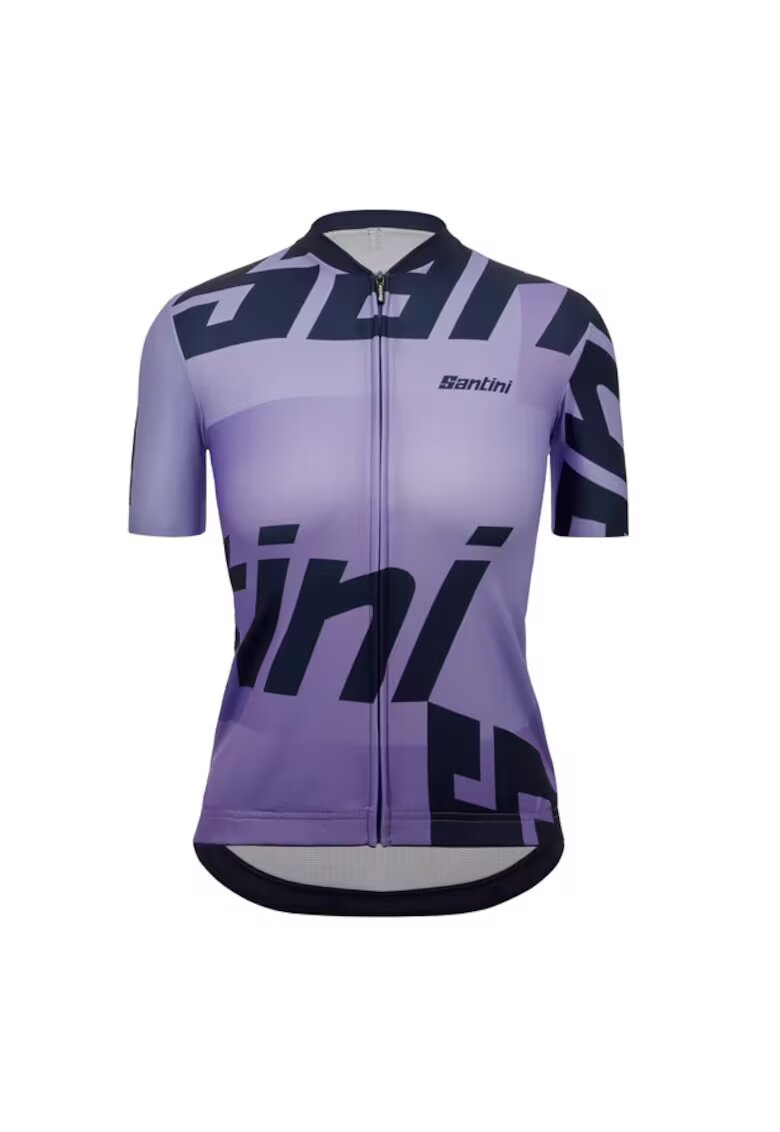 Santini Tricou ciclism dama Karma Logo Mov - Mov