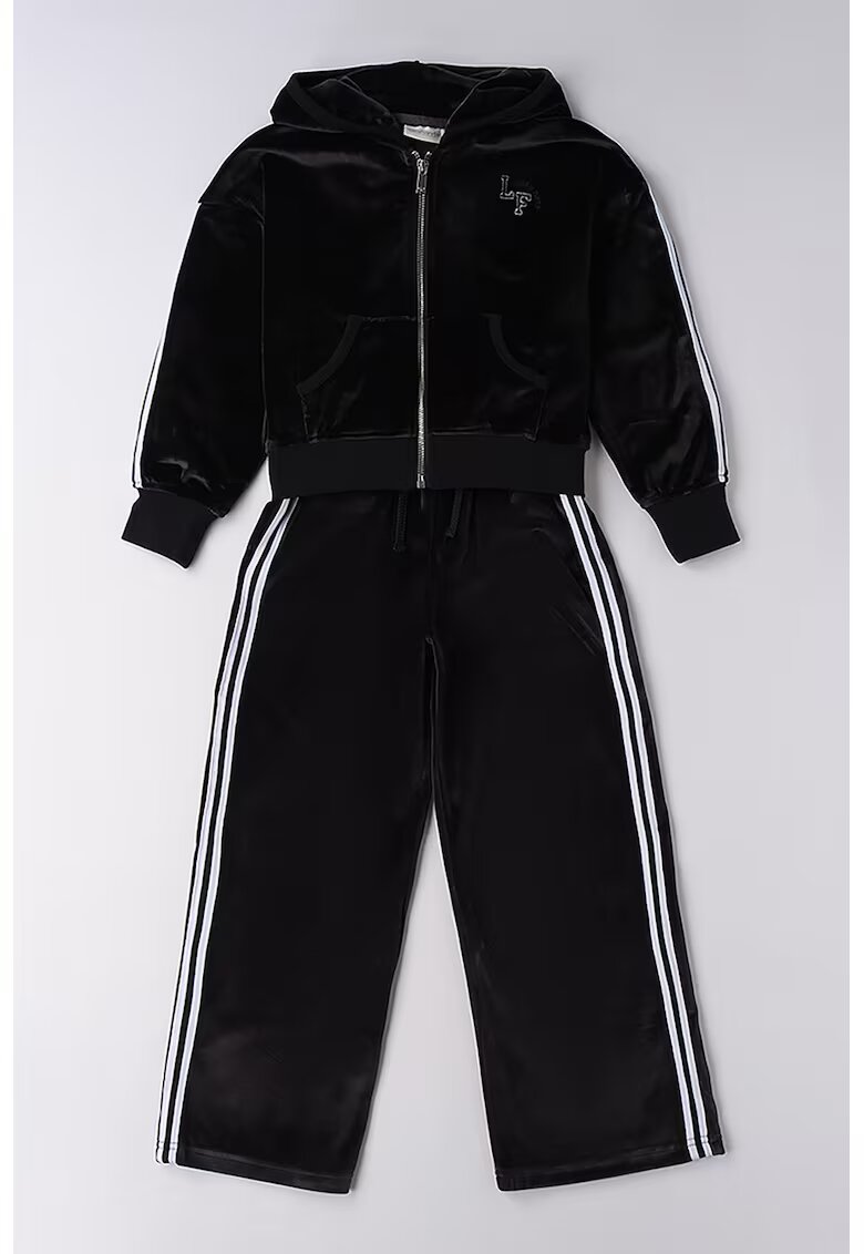 Sarabanda Set de hanorac de catfiea si pantaloni de trening - Alb/Negru