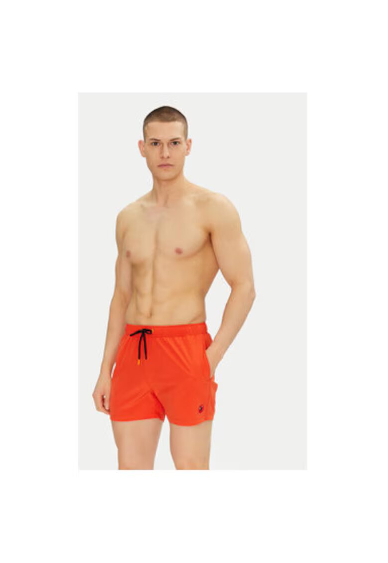 Save The Duck Pantaloni scurti de baie barbati DW1222M-RIPO20 - Poliester - Rosu - Rosu