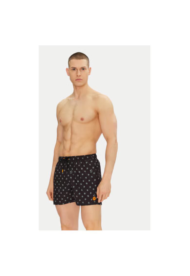 Save The Duck Pantaloni scurti de baie barbati DW1222M-SIPO20 - Poliester - Negru - Negru