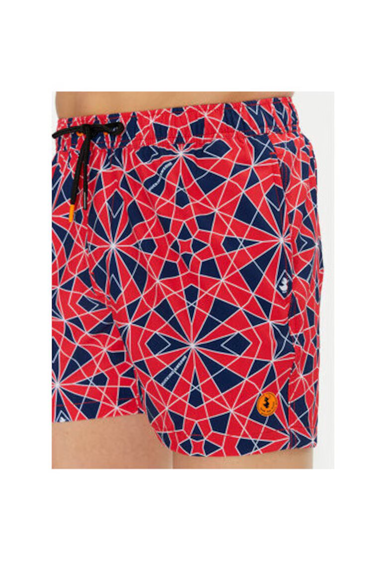 Save The Duck Pantaloni scurti de baie barbati DW1222M-SIPO20 - Poliester - Rosu - Rosu