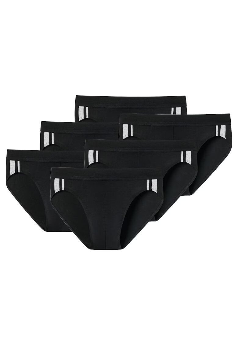 SCHIESSER Set de chiloti din amestec de bumbac - 3 perechi - Negru