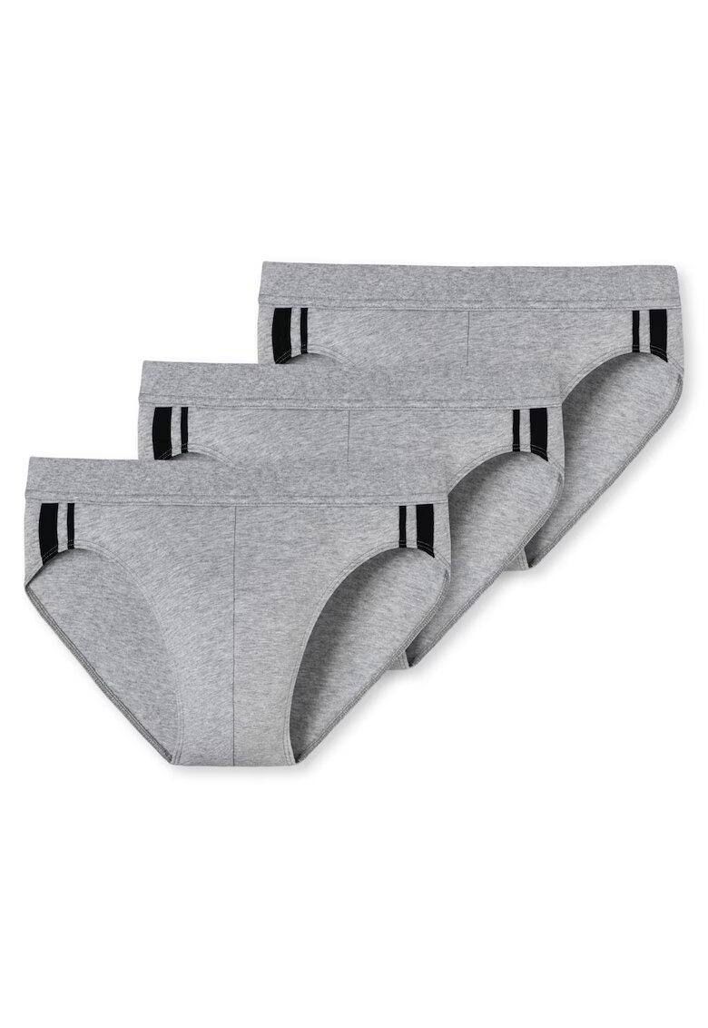 SCHIESSER Set de chiloti Rio - 3 perechi - Gri