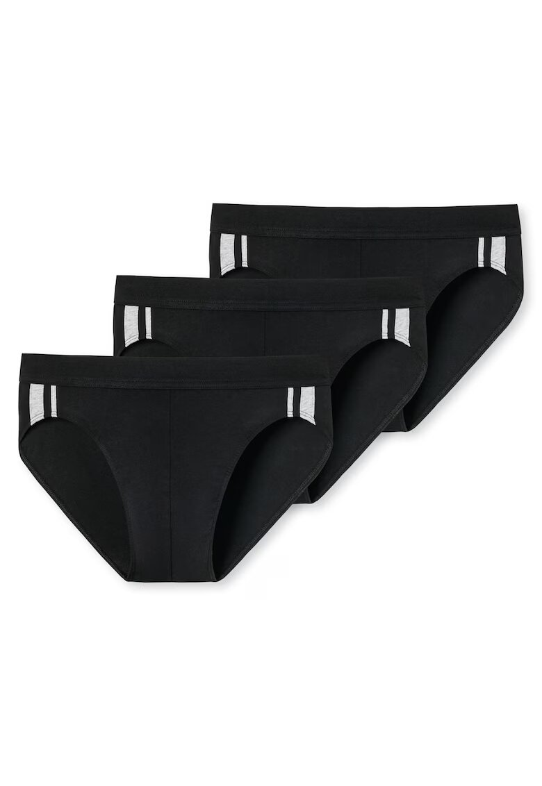 SCHIESSER Set de chiloti Rio - 3 perechi - Negru