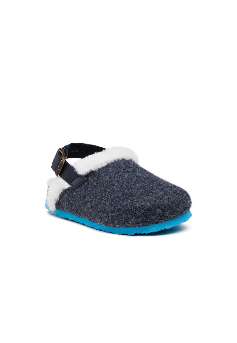 Scholl Papuci de casa pentru baieti - Textil - Albastru marin