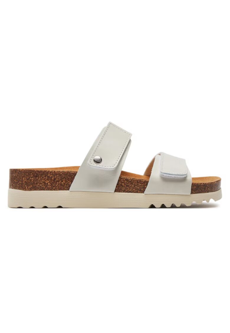 Scholl Slapi - papuci - saboti dama 304156847 - Piele naturala - Alb
