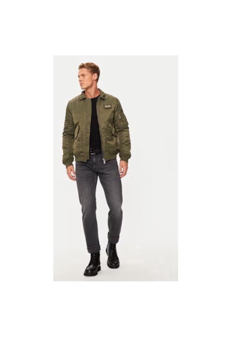 Schott NYC Geaca barbati - 304869174 - Nylon - Verde - Verde