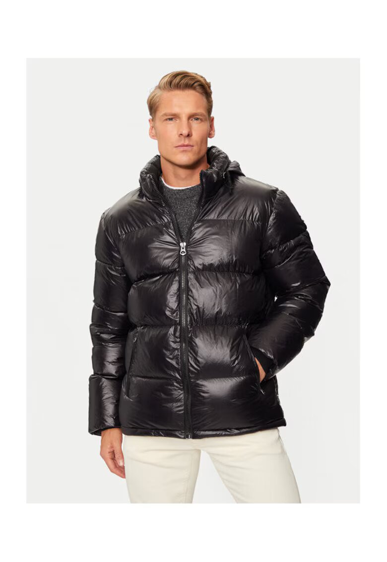 Schott NYC Geaca barbati - 304869754 - Nylon - Negru - Negru