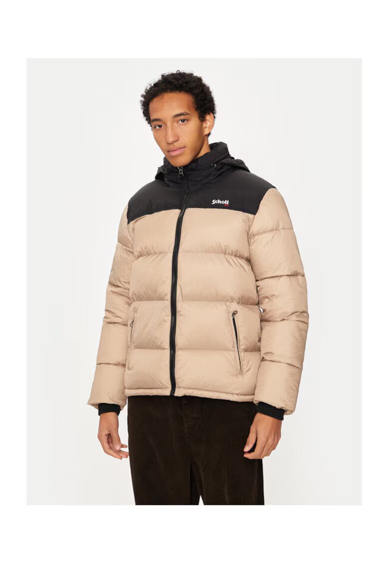 Schott NYC Geaca barbati - 304870057 - Nylon - Bej - Bej