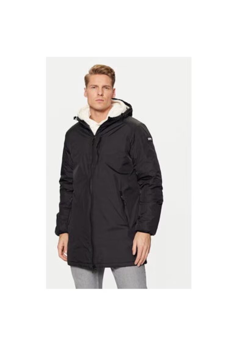Schott NYC Jacheta barbati - 304869730 - Nylon - Negru - Negru