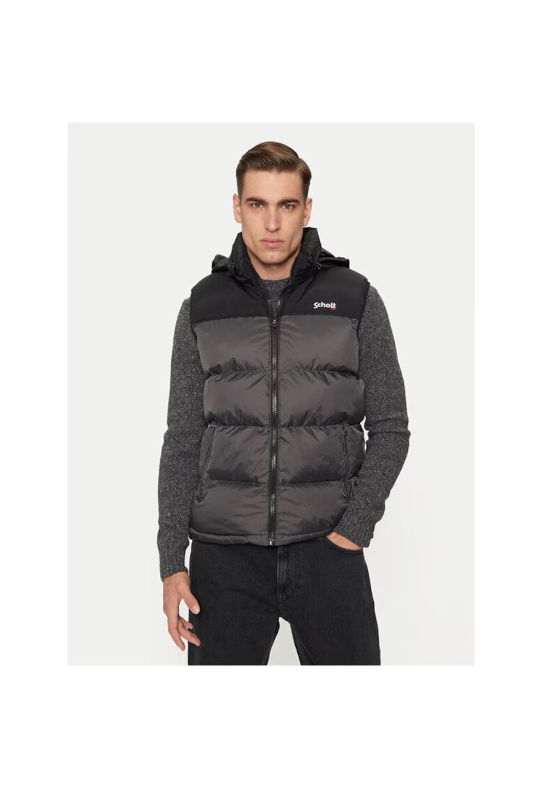 Schott NYC Vesta barbati - 304870095 - Nylon - Gri - Gri