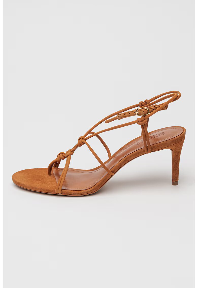 Schutz Sandale din piele Abria - Caramel