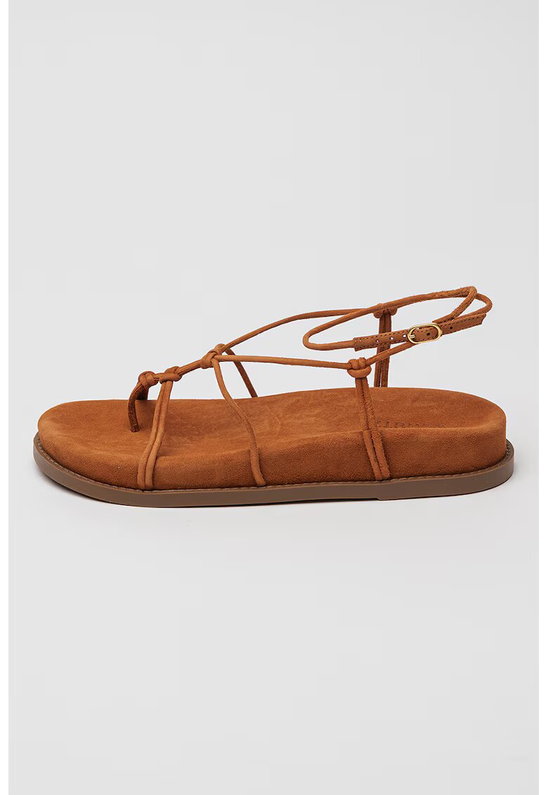Schutz Sandale din piele Calabria - Caramel