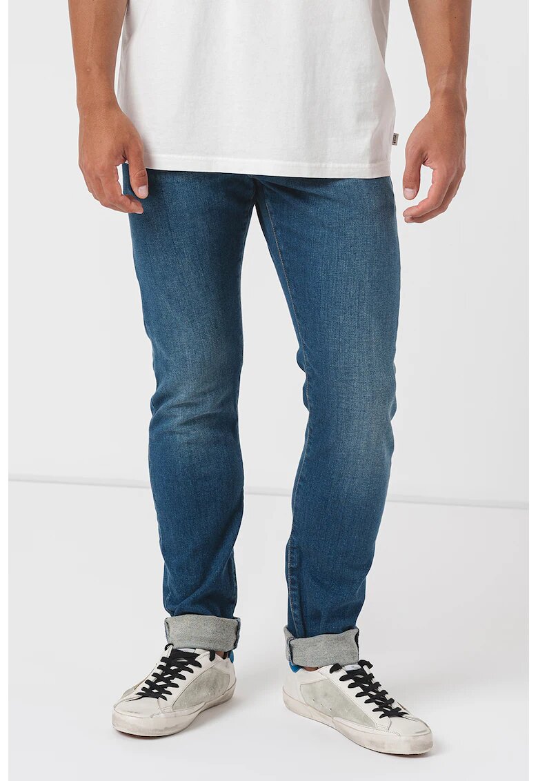 Scotch & Soda Blugi slim fit Ralston - Albastru inchis
