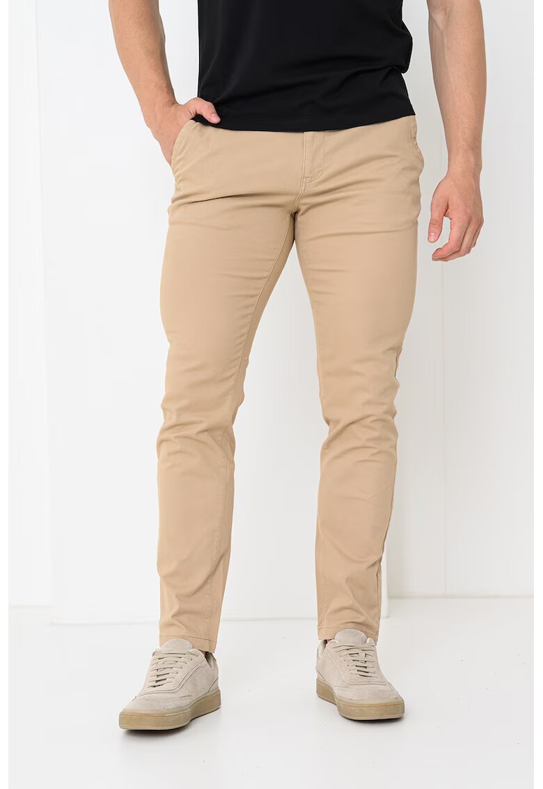 Scotch  Soda Pantaloni chino regular fit Mott - Maro nisip