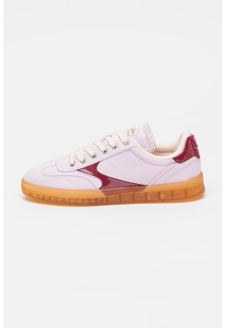 Scotch  Soda Pantofi sport low-cut din material textil - Visiniu/Lila