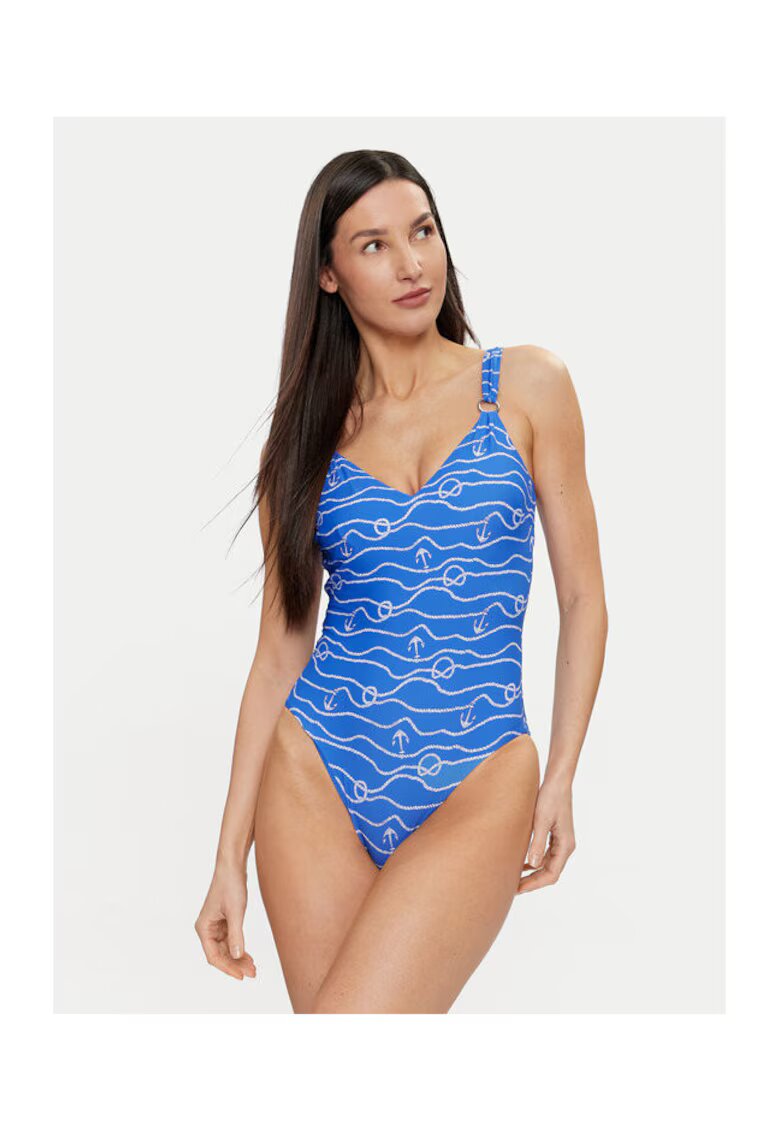 Seafolly Costum de baie dama - 303784317 - Nylon/Elastan - Albastru - Albastru