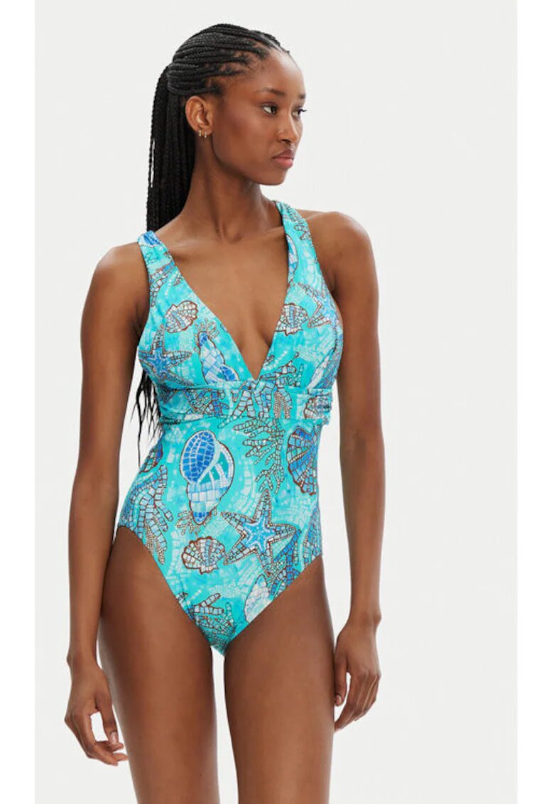 Seafolly Costum de baie dama - 304990830 - Nylon/Elastan - Verde - Verde