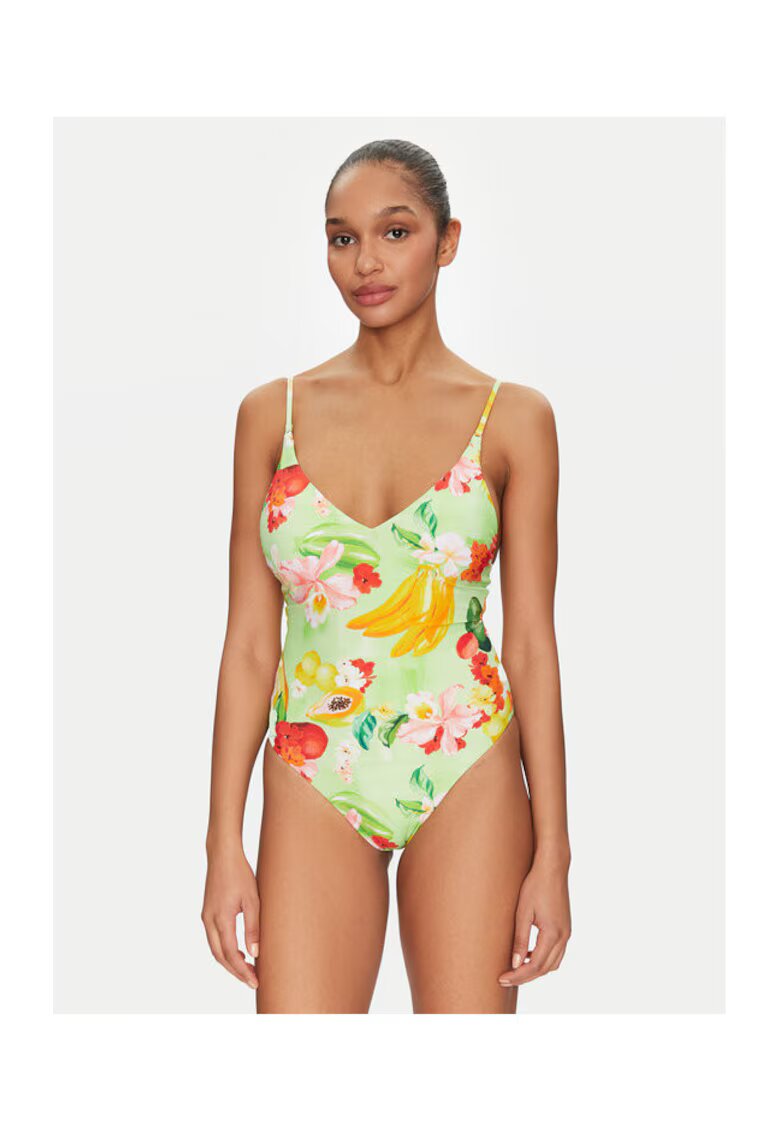 Seafolly Costum de baie dama - 305002471 - Nylon/Elastan - Verde - Verde