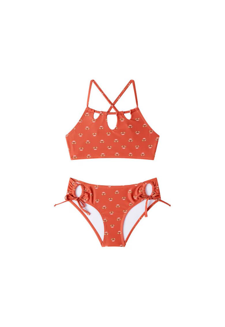 Seafolly Costum de baie fete - 301618652 - Poliester/Lycra - 65997 - Maro
