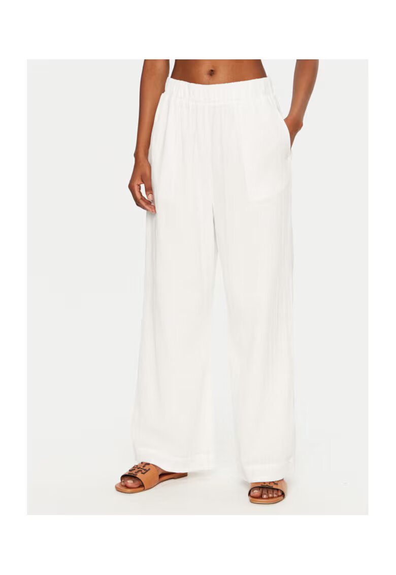 Seafolly Pantaloni dama - 304990472 - Bumbac - Alb - Alb