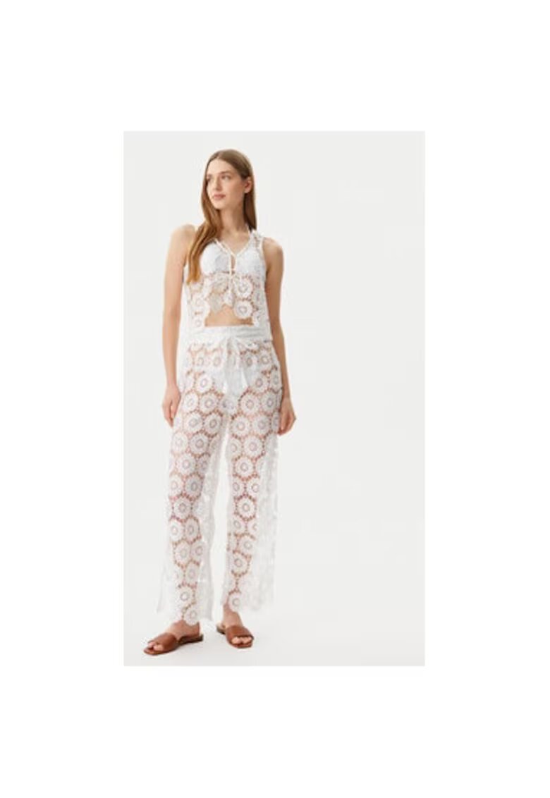 Seafolly Pantaloni dama - 304991516 - Poliester - Alb - Alb