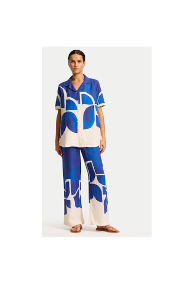 Seafolly Pantaloni din material textil dama 55456-PA - Sintetic - Albastru