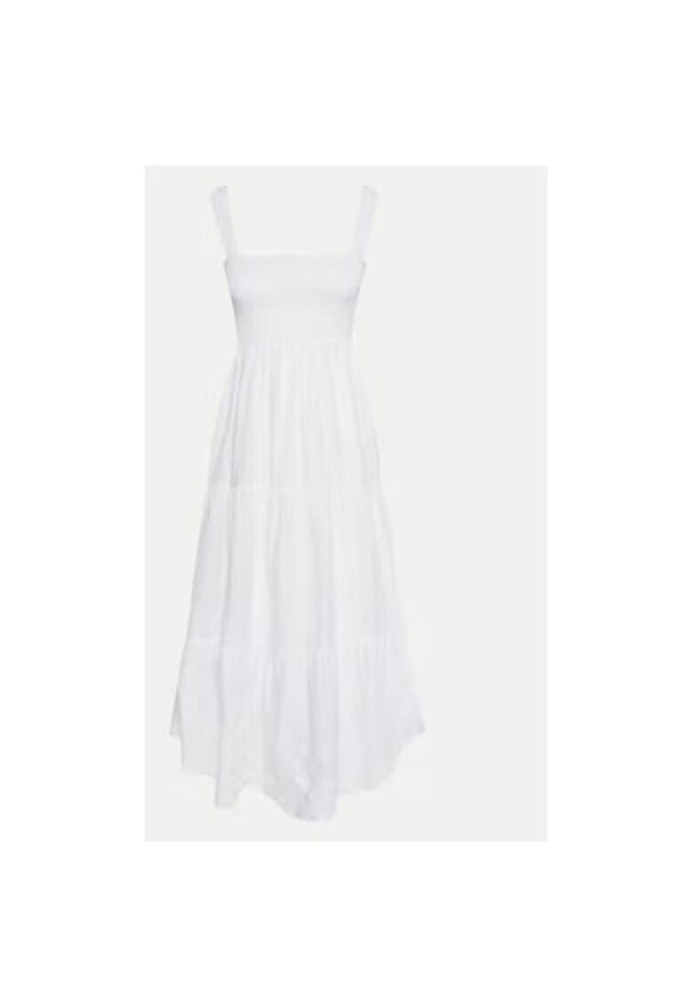 Seafolly Rochie dama - 303653811 - Bumbac - Alb - Alb