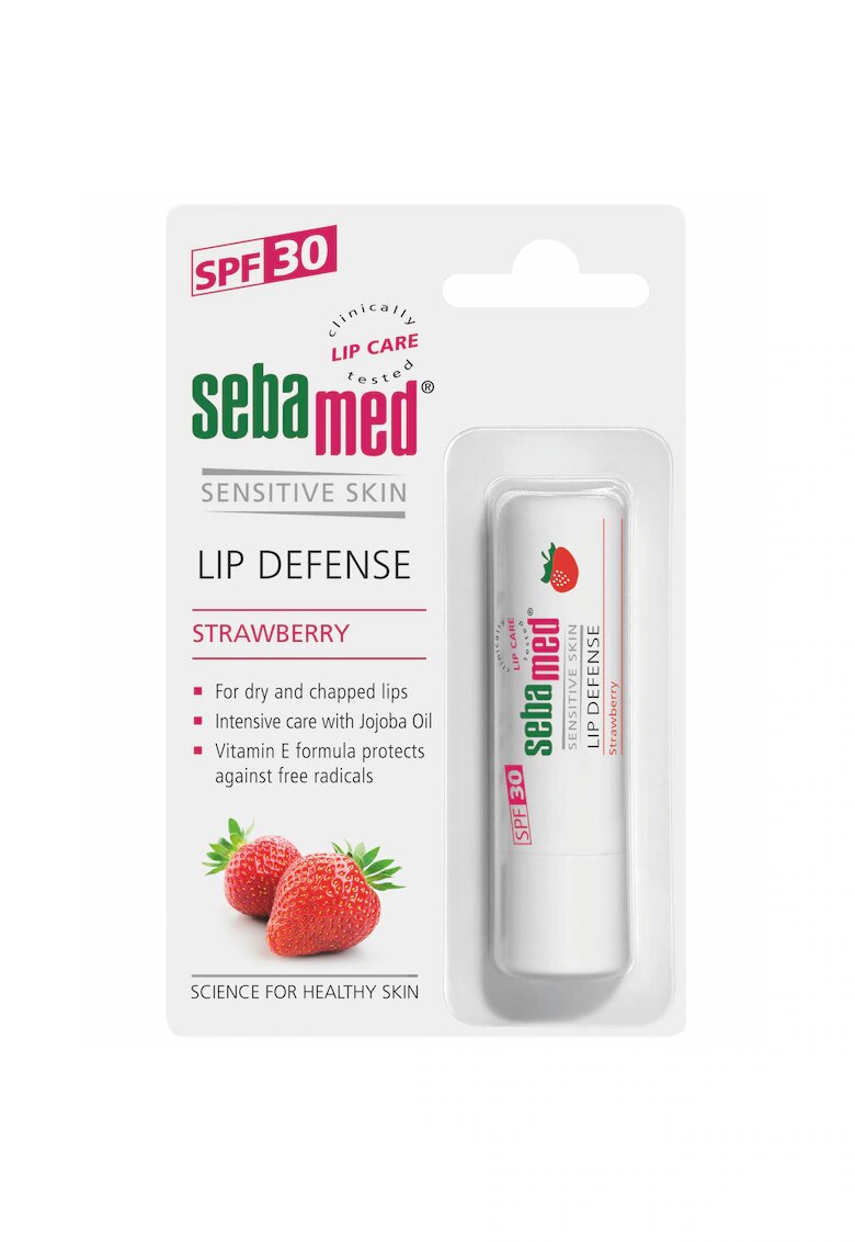 Sebamed Balsam dermatologic pentru buze Semabed cu aroma de capsune - 4.8 g