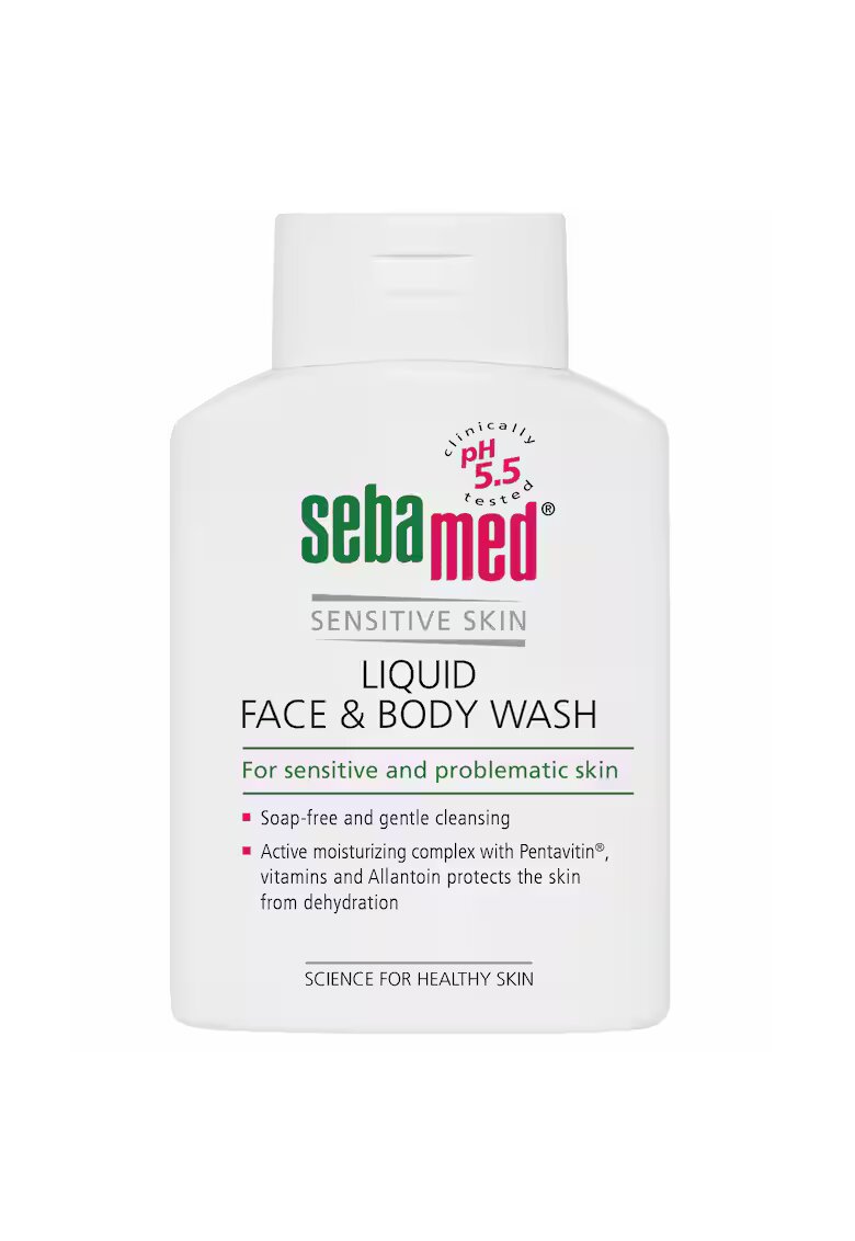 Sebamed Gel dermatologic de curatare pentru fata si corp pentru piele sensibila si normala - 200 ml