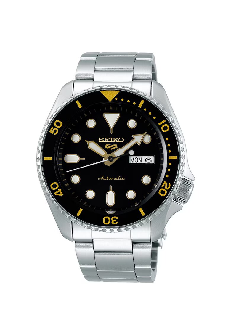 Seiko 5 Ceas barbatesc SRPD57K1 Automatic Argintiu
