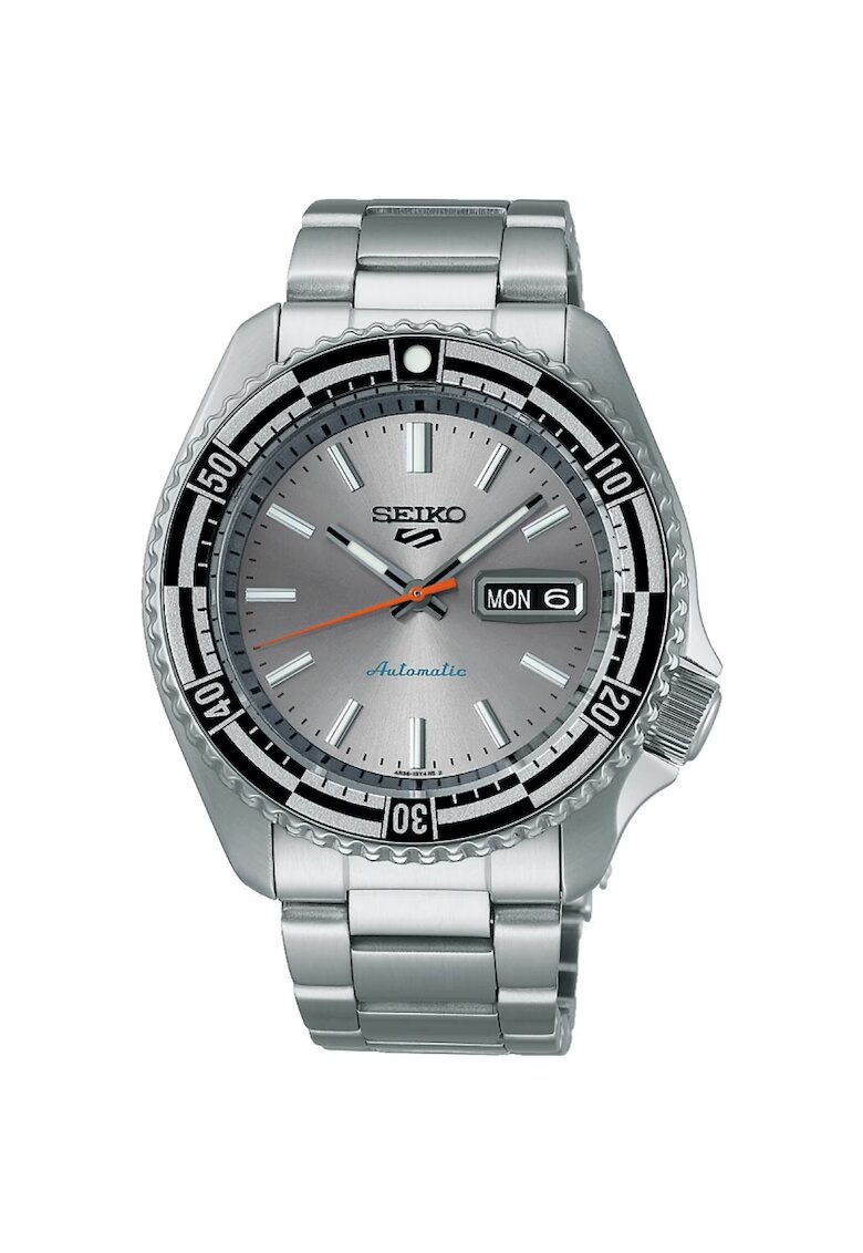 Seiko 5 Ceas barbatesc SRPK09K1 Automatic Argintiu