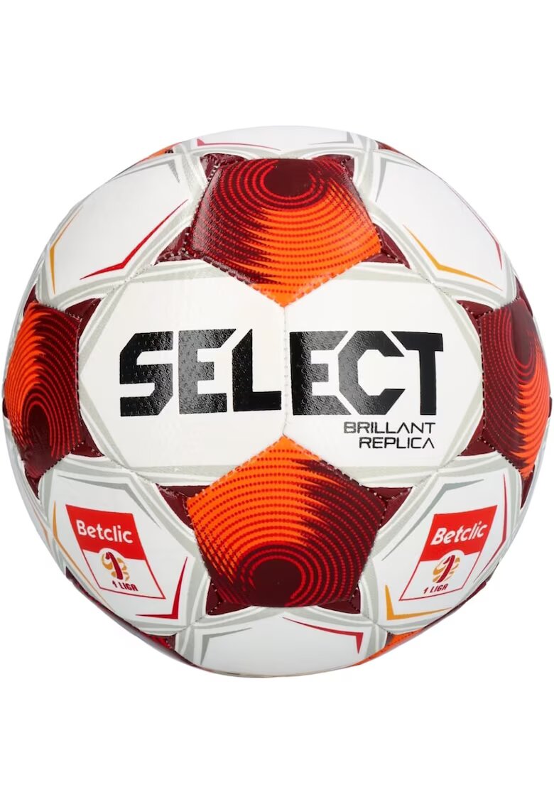 Select Minge fotbal Brillant Replica V25 - Alb/Portocaliu