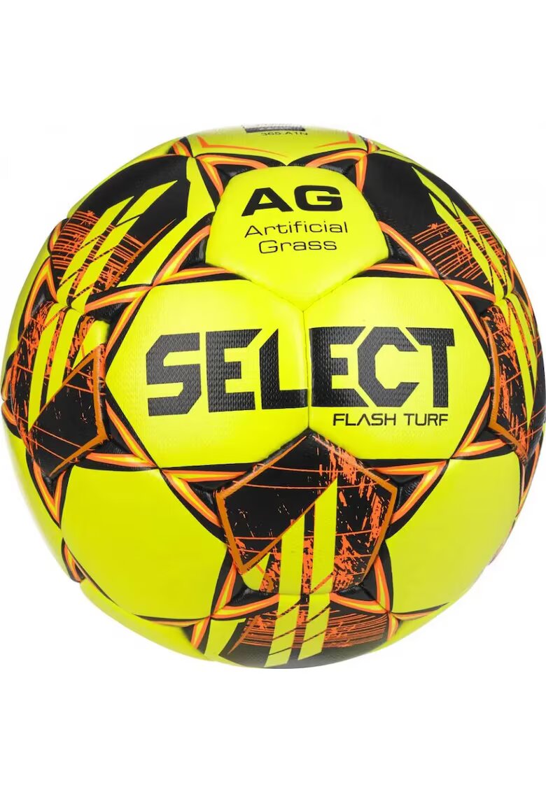 Select Minge fotbal Flash Turf V23 - verde neon/portocaliu -