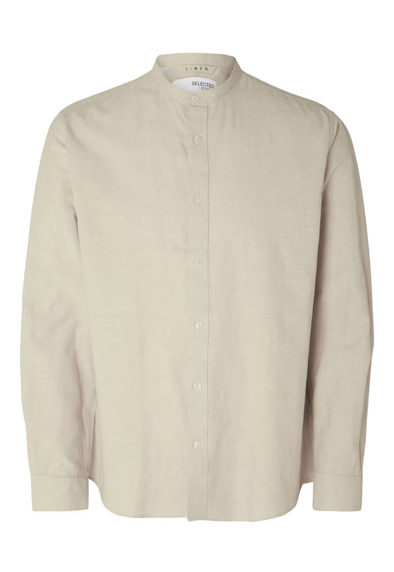 Selected Homme Camasa barbati 16079054 - Bumbac/In - Bej - Bej