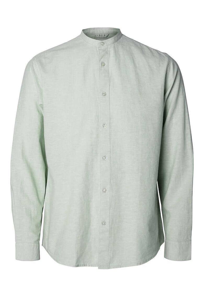 Selected Homme Camasa barbati 16079054 - Bumbac/In - Verde - Verde