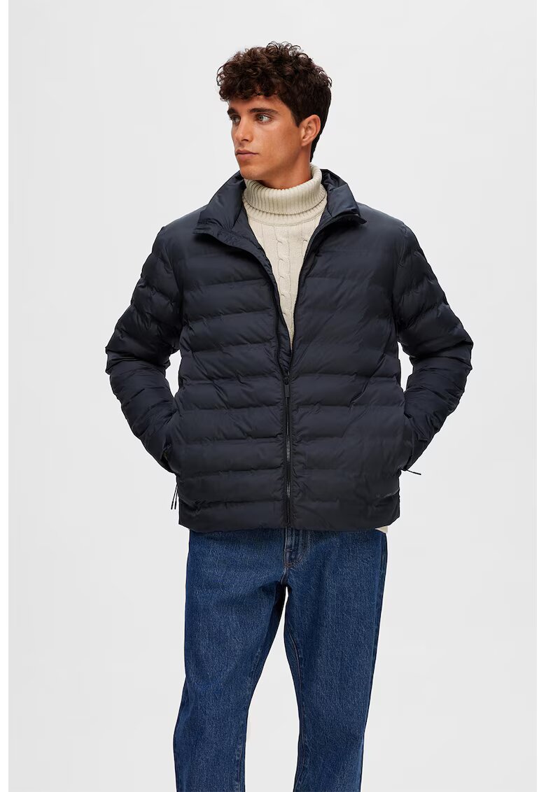 Selected Homme Geaca matlasata - Albastru ultramarin